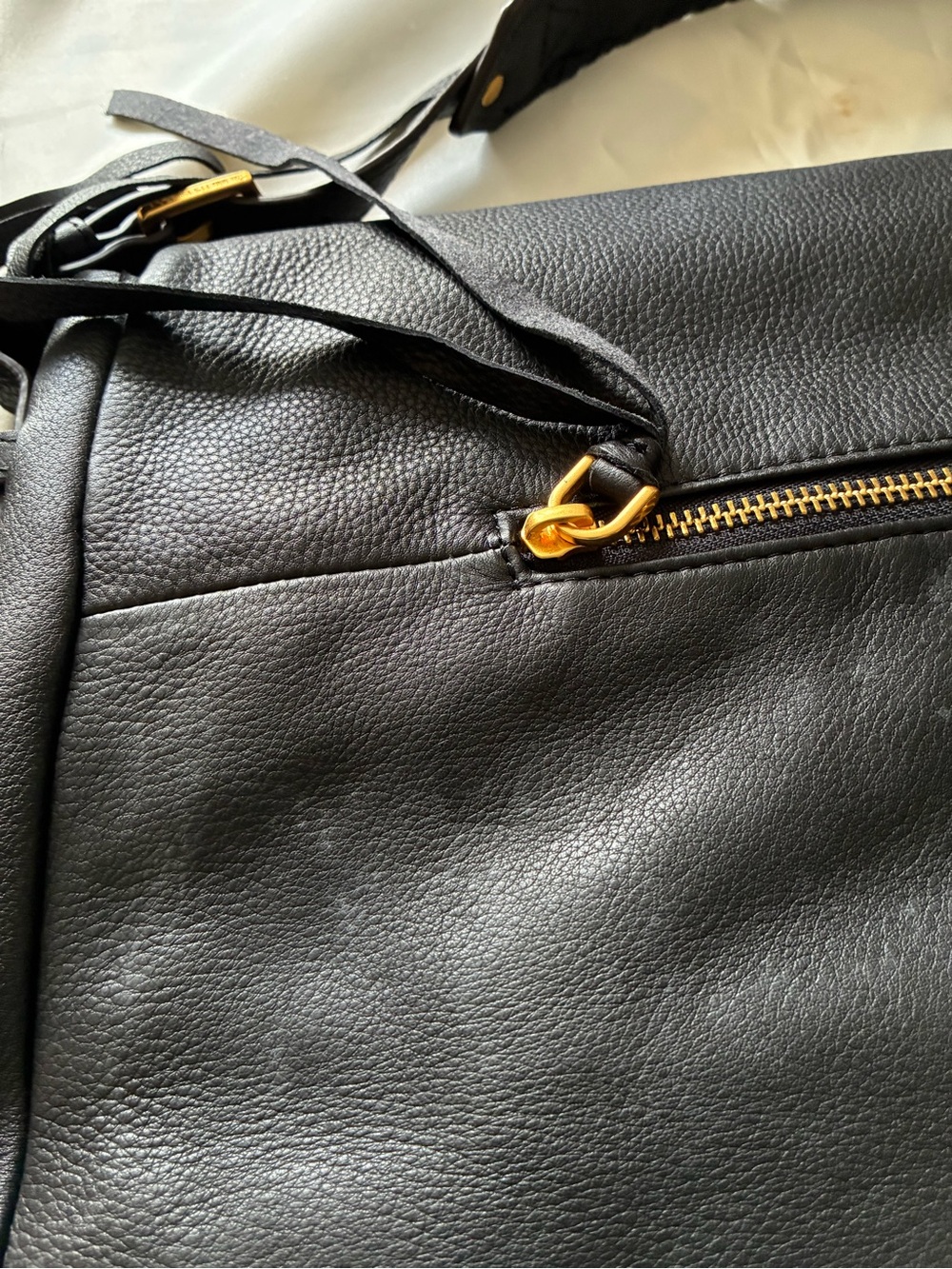 Aimee Kestenberg boho Bali natural shearling shoulder bag - Picture 9 of 9